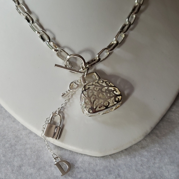 DIor impression Stainless steel necklace toggle clasp - Picture 3 of 3